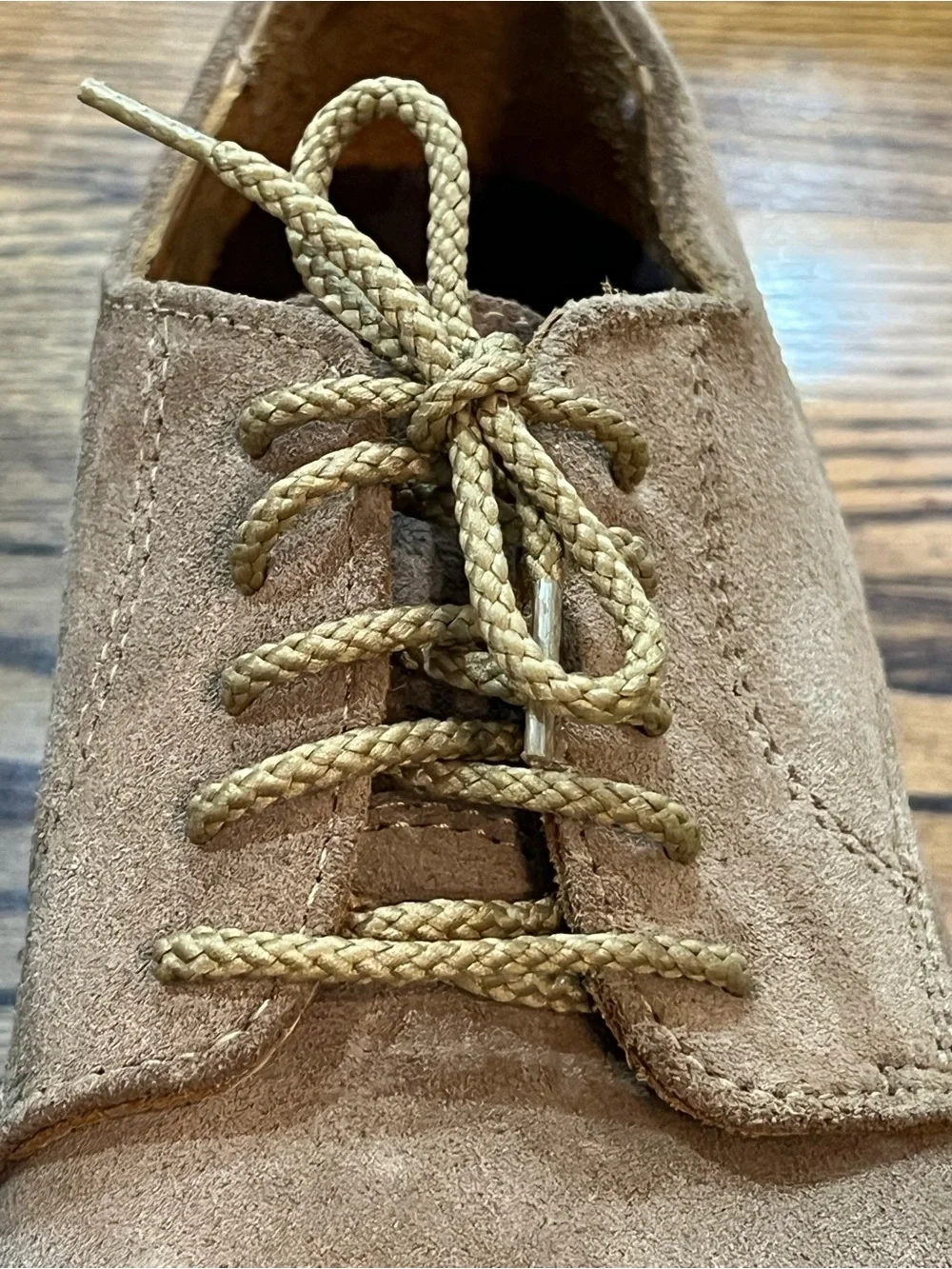 L.L. Bean Classic Suede Bucks Oxfords Sz 9.5 Tan Academia Preppy Ivy Collegiate